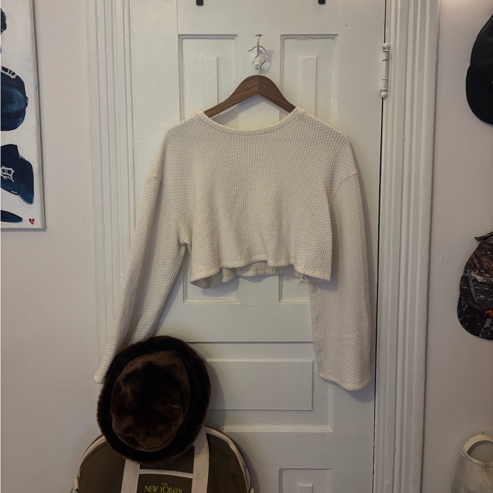 vintage cropped sweater